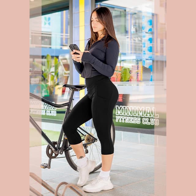 Thumbnail 5 de SINOPHANT high waisted leggings with pockets