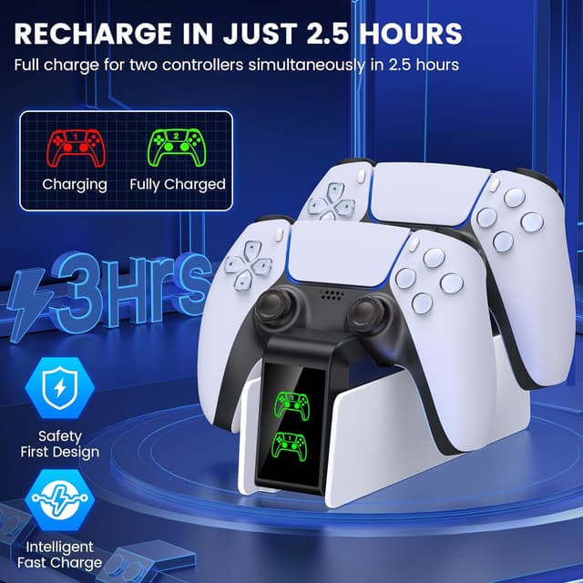 Detalle de PS5 Charging Station 2H fast dock