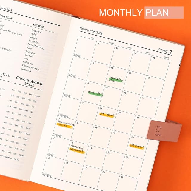 Detalle 2 de Goldaypln Agenda 2026 A5 Página por Día