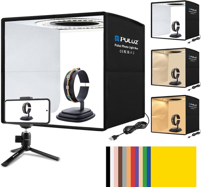 Detalle de PULUZ Small Folding Photo Studio Box 9.8 in