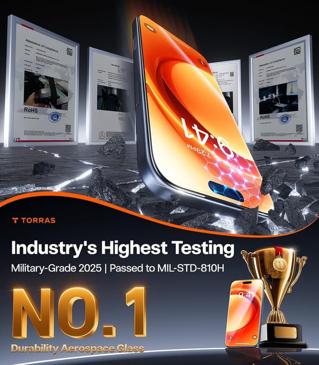 Detalle 2 de TORRAS 17 Pro Max Screen Protector 2-Pack