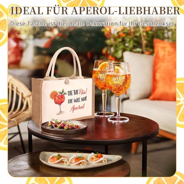 Thumbnail 4 de GADITIEK Aperol Geschenk Tasche 32×22×13 cm