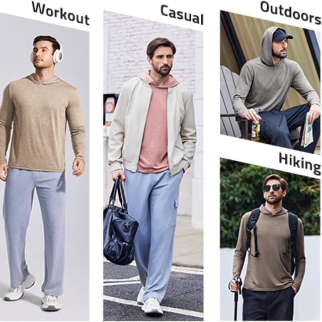 Thumbnail 6 de PINSPARK Lightweight Pullover Hoodie for Men