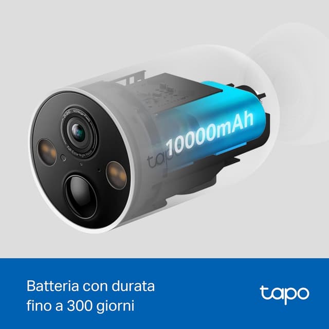 Thumbnail 4 de Tapo C425 Telecamera WiFi 4MP con batteria 10000mAh e base magnetica