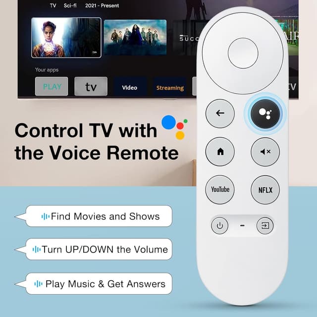 Thumbnail 6 de Replacement Chromecast Remote for Google TV 4K
