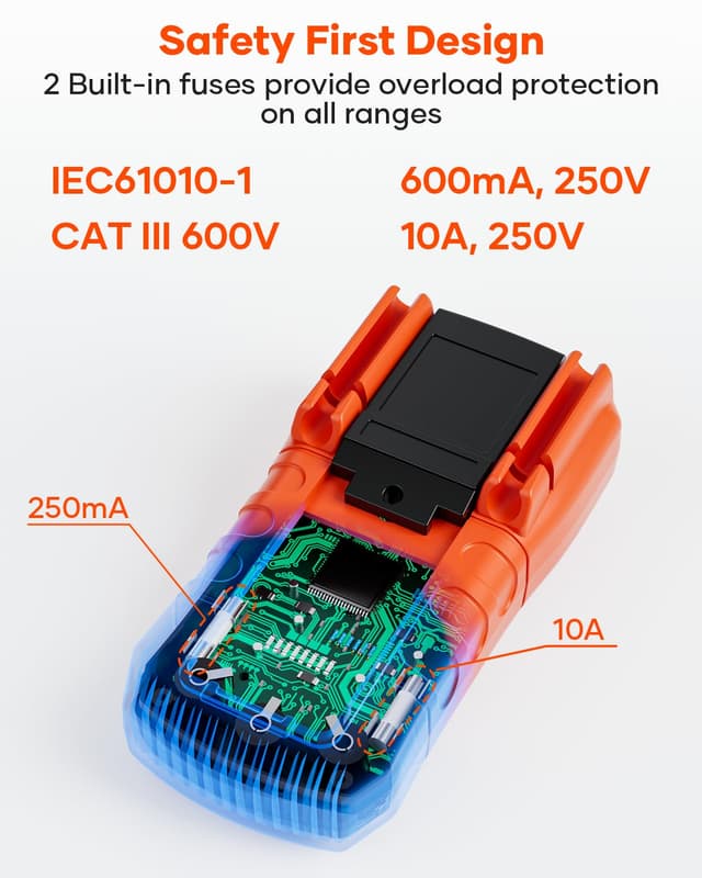 Detalle de Crenova MS8233D multimeter 6000-count
