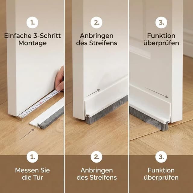 Thumbnail 5 de 100cm Junta de Cepillo para Puerta