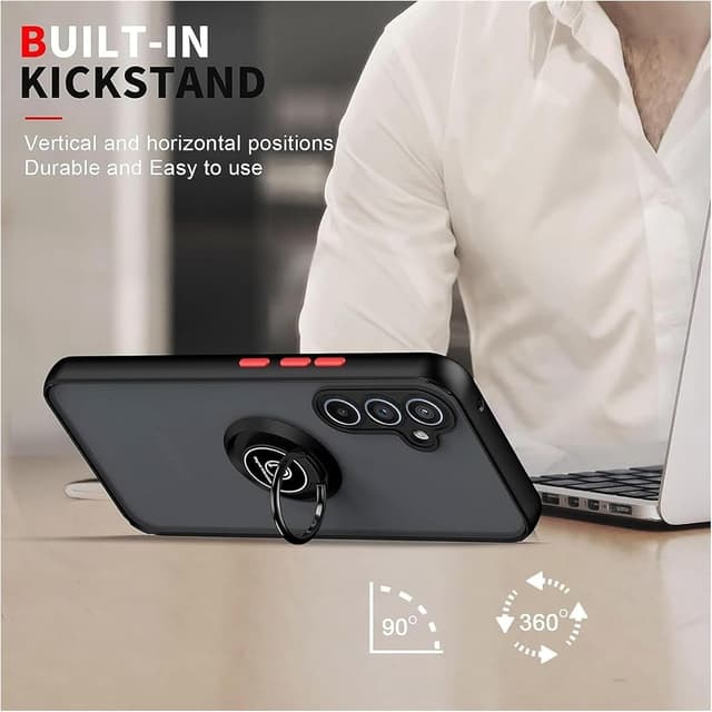 Thumbnail 6 de Galaxy A17 5G case 9H glass, ring stand