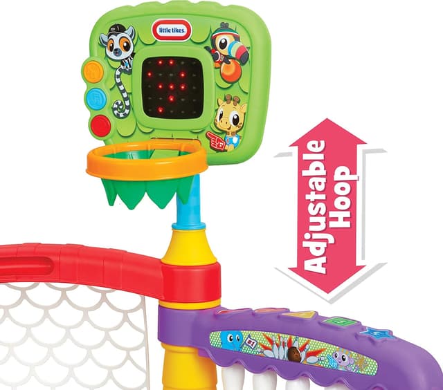 Detalle de Little Tikes 3-in-1 Sports Zone activity zone for toddlers (ages 12–36 months)