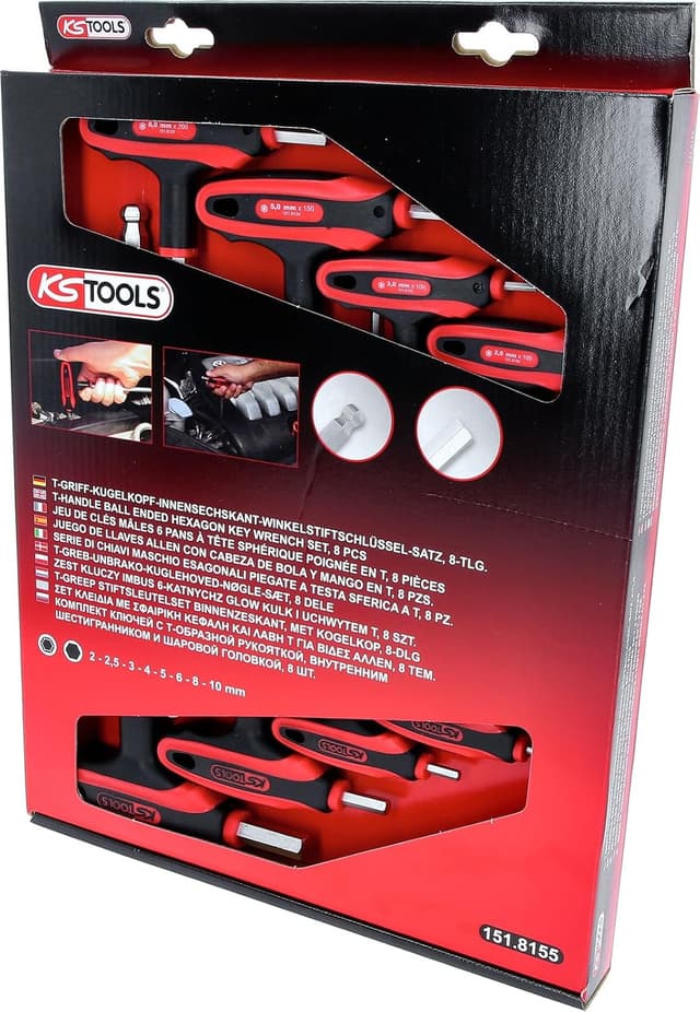 Detalle 2 de KS TOOLS ERGOTORQUEplus hex 8 pièces