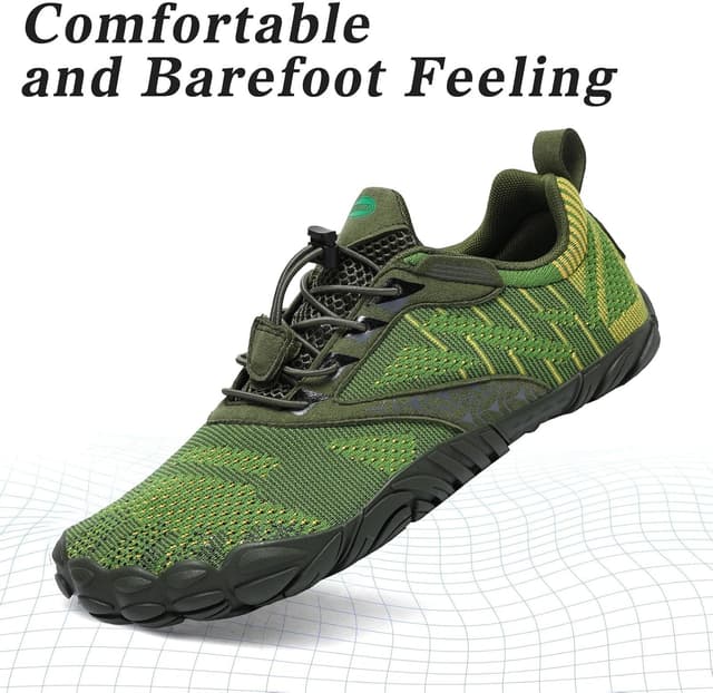 Detalle de SAGUARO Scarpe Barefoot minimaliste unisex outdoor e indoor con lacci elastici