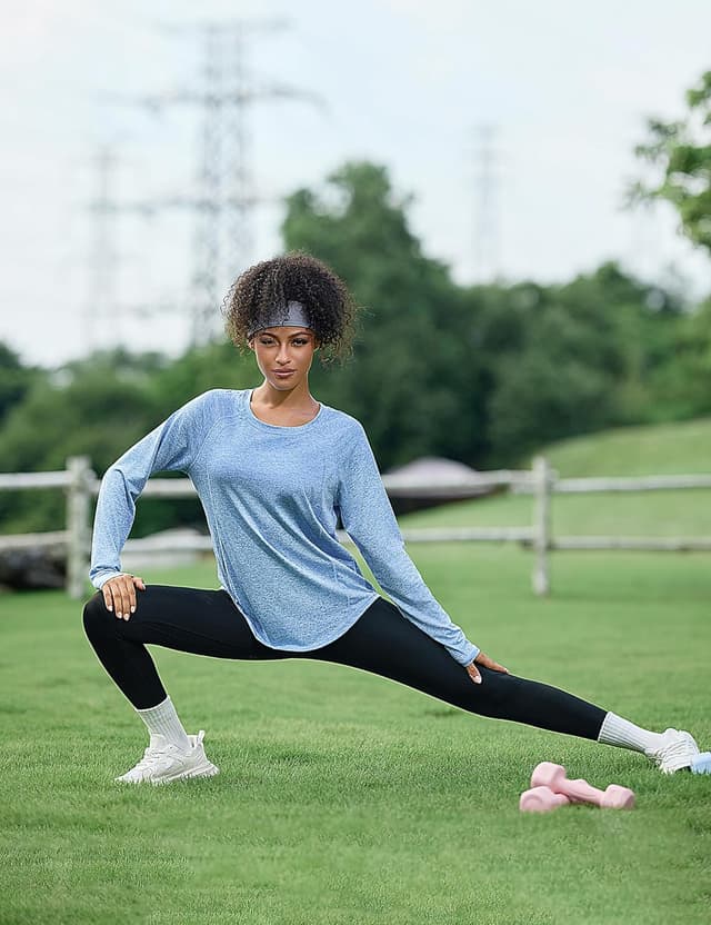 Thumbnail 6 de Gyabnw T-shirt sport femme à manches longues et col rond anti UV
