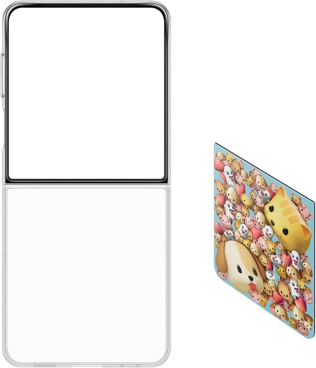 Detalle 2 de Transparent Flipsuit case for Z Flip7