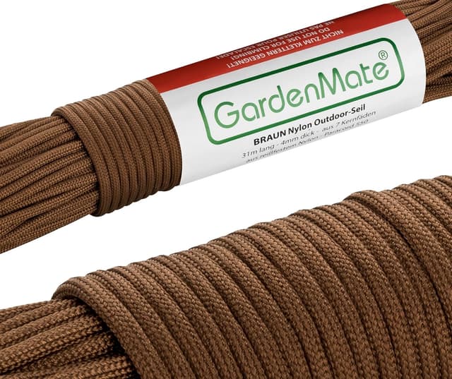 Detalle de GardenMate Paracord 550 31 m Corda da esterno 🪢