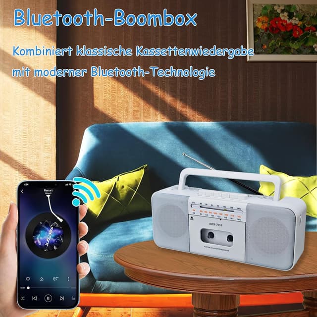 Thumbnail 6 de Kassettenspieler Boomboxen 10 W