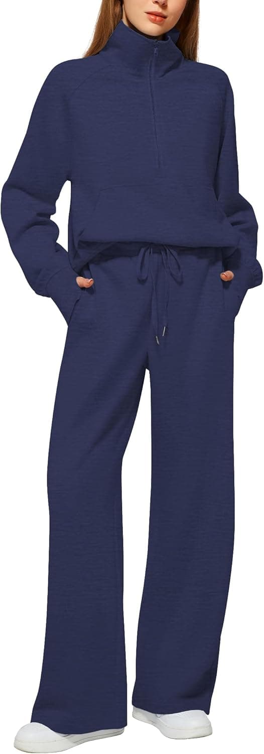 Imagen de Casly Lamiit 2-Piece Lounge Set oversized half-zip tracksuit en OfertitasTOP