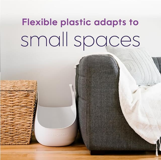 Thumbnail 3 de Litter Genie Caja de Arena para Gatos Blanco Pequeño 🐱