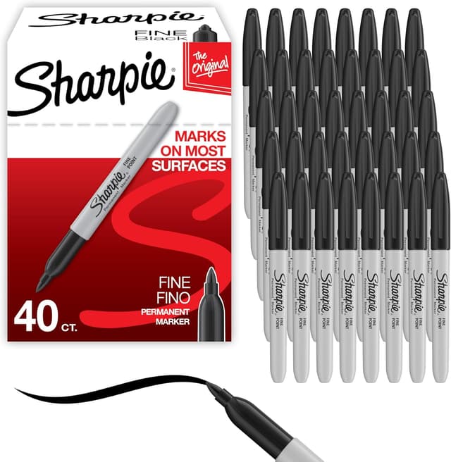 Detalle de Sharpie Fine Point Permanent Markers 40-Pack ๐