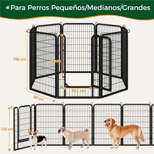 Thumbnail 2 de Yaheetech Parc pour chien 68 x 100 cm