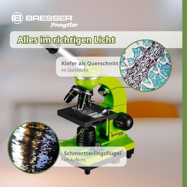 Detalle 2 de Bresser Junior Schülermikroskop BIOLUX 1600x