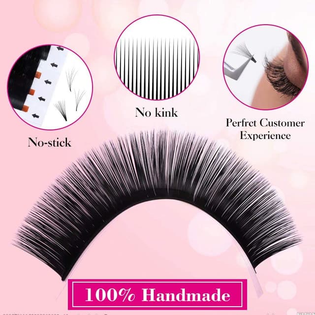 Thumbnail 6 de Selbstfächernde Wimpernverlängerung FADLASH Easy Fan Lashes (0,07 mm, Curl D) – für Volumentechnik & selbst gefächerte Fans