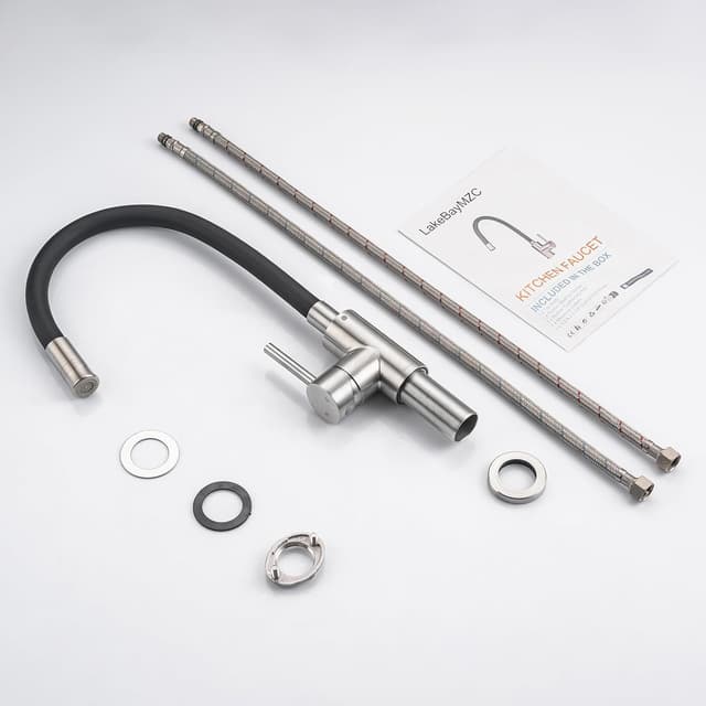 Thumbnail 6 de LakeBayMZC Robinet cuisine noir 360°