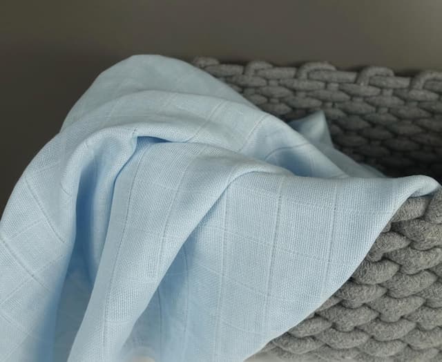 Thumbnail 6 de MuslinZ 6-pack Muslin Squares Baby Burp Cloths (70x70cm) – Blue Combo