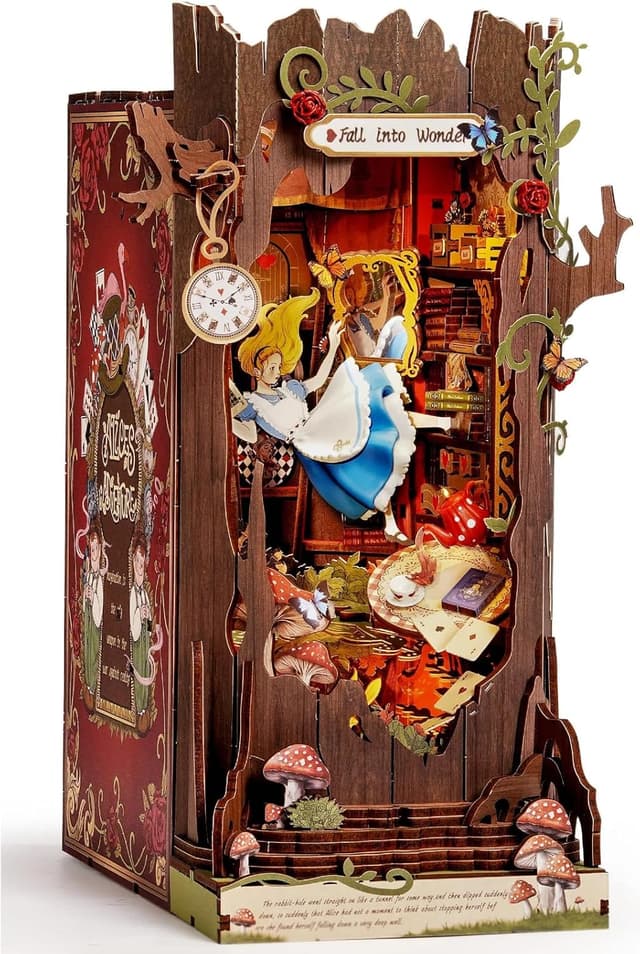 Imagen de Rolife Fall into Wonder Book Nook kit 🧩 en OfertitasTOP