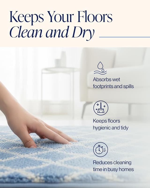 Detalle 2 de Nest & Nibble indoor door mat 60 x 90 cm