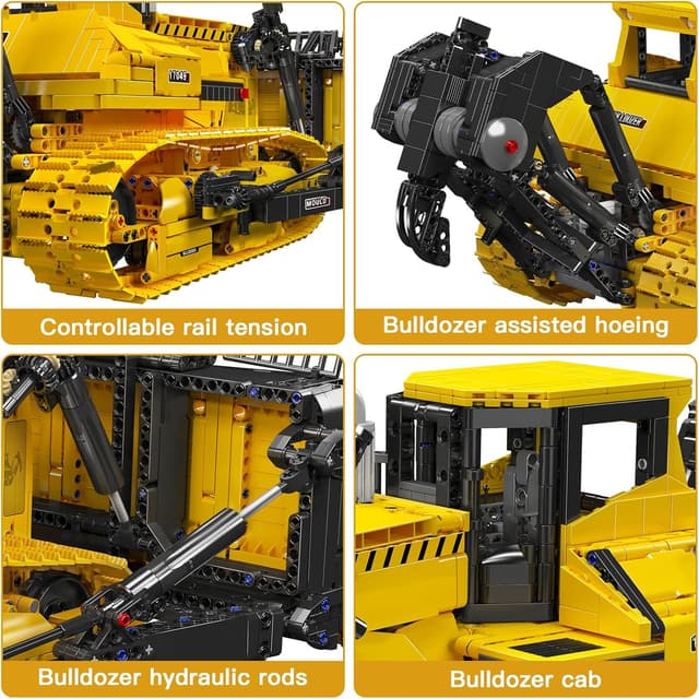 Thumbnail 2 de Mould King RC-Bulldozer Bausatz 17049S