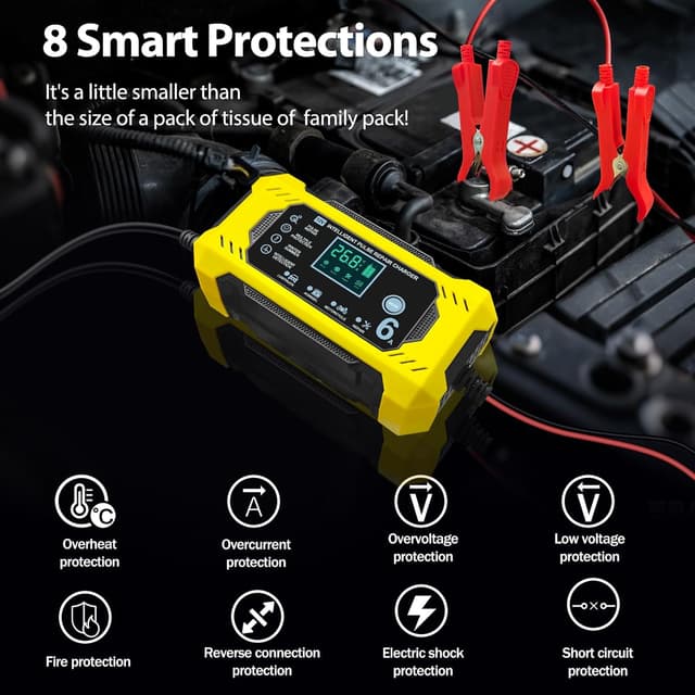 Thumbnail 6 de Chargeur 12V 6A pour batterie auto