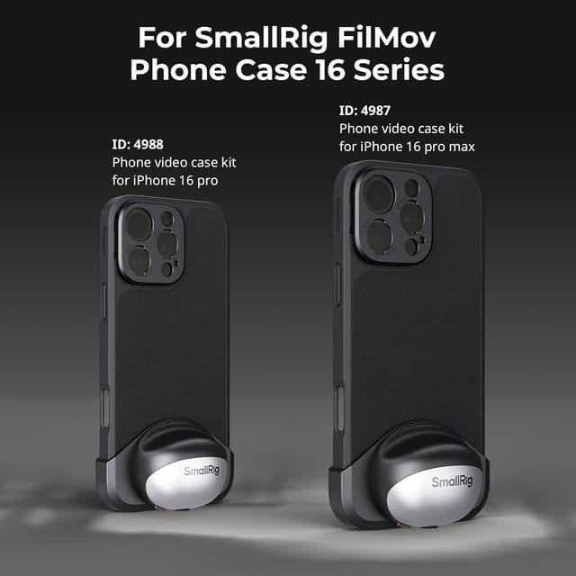 Detalle de SMALLRIG FilMov magnetischer 67-mm-Filteradapter für iPhone 16 (für Phone Cage 4987 & 4988–4993)