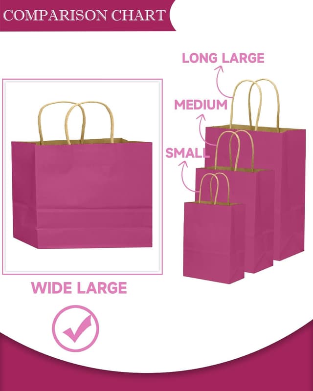 Thumbnail 5 de Gcardist 16pcs gift paper bags 32x25x11cm 🛍