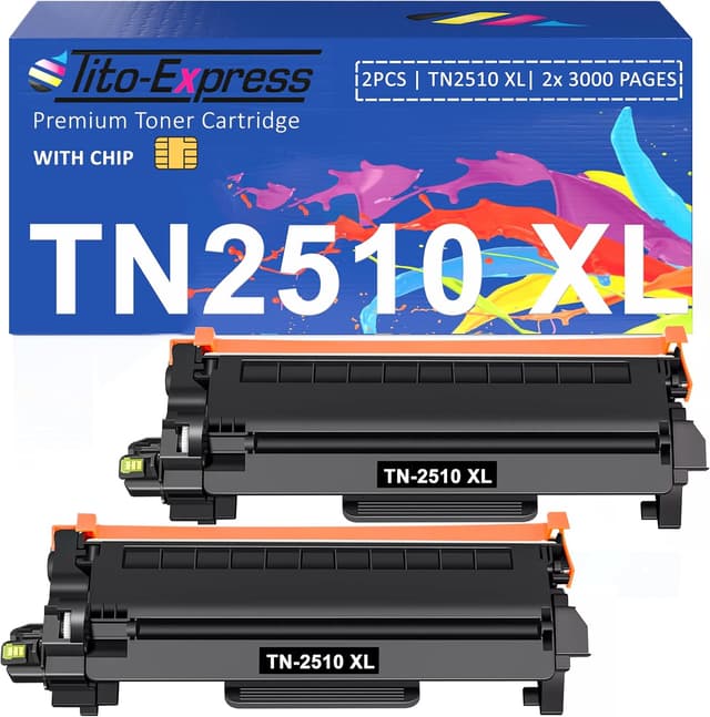 Detalle de Brother TN2510XL Cartouches Toner 2x3000 pages