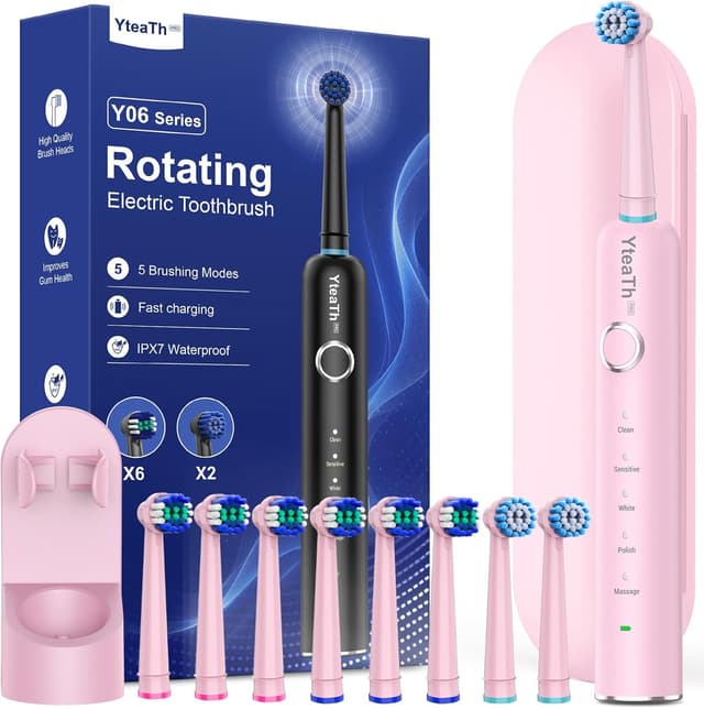 Detalle de YTEATH PRO Rotating Toothbrush 60 day