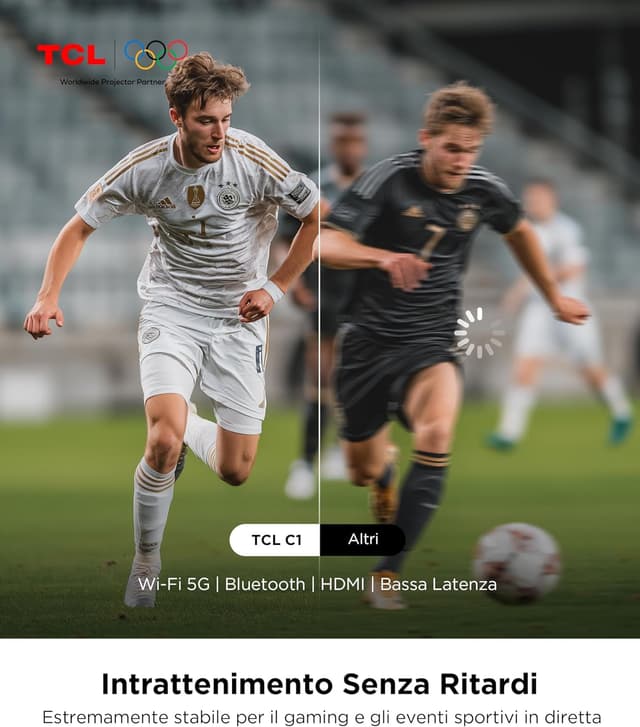 Detalle de TCL C1 Mini Proiettore 1080P 4K