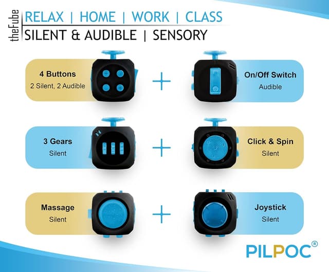 Thumbnail 5 de PILPOC theFube 6-Sided Fidget Cube