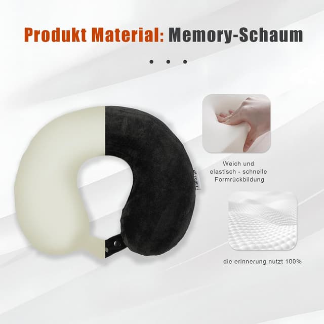 Thumbnail 4 de Egret Memory Foam Nackenhörnchen 360° Unterstützung