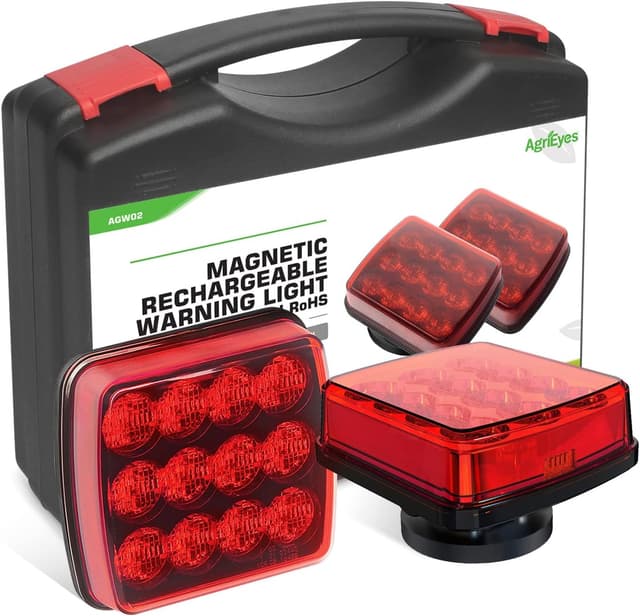 Imagen de Agrieyes Red Electric Light 8h Emergency Strobe 🚨 en OfertitasTOP