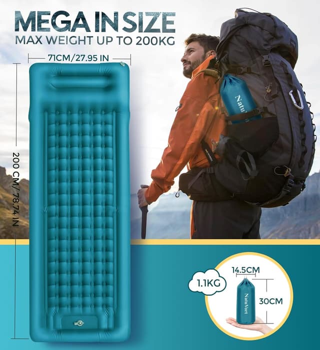 Detalle 2 de NatuVort Materassino campeggio 12 cm