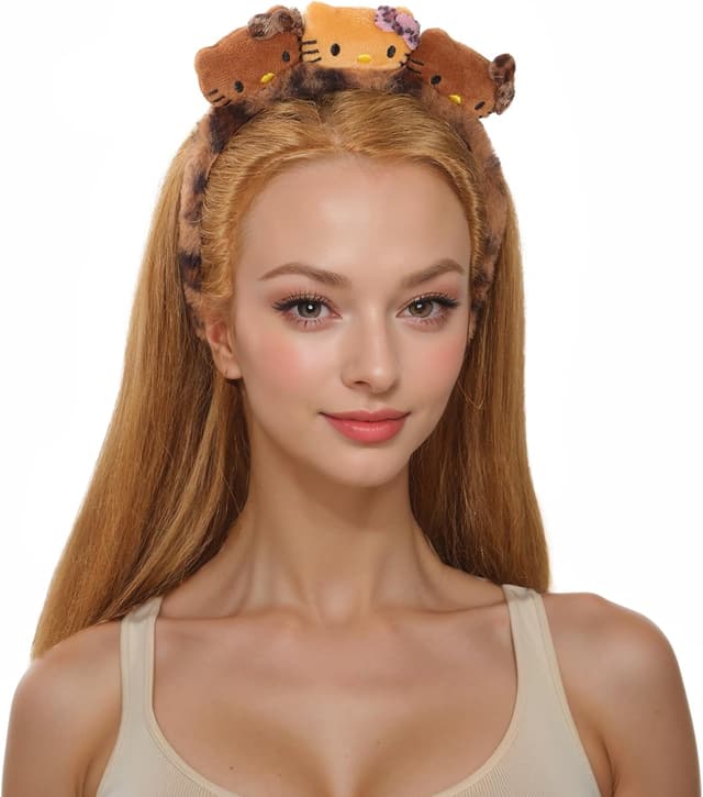 Detalle 2 de Lamca Cute Animal Hair Band for Washing Face, Soft Non-Slip Headbands for Women & Girls