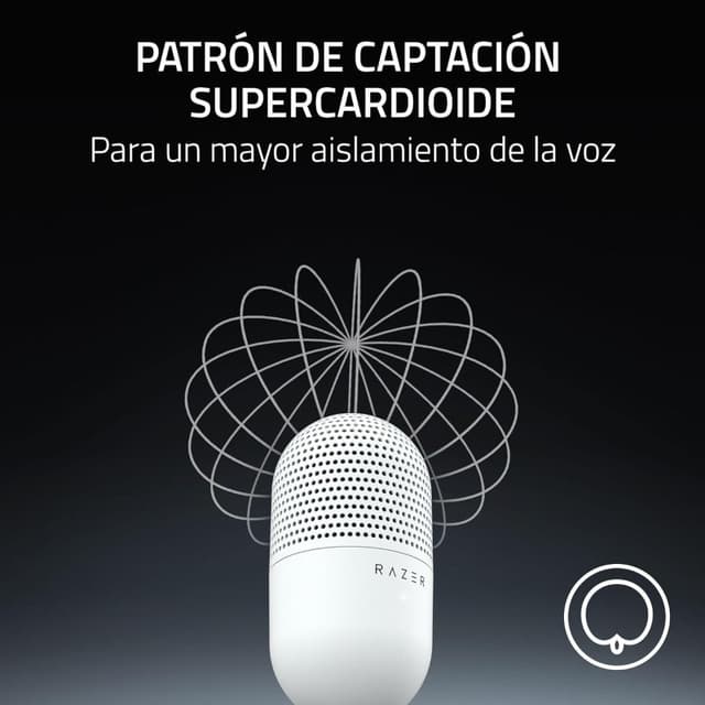 Detalle de Razer Seiren V3 Mini Micrófono de condensador para streaming 🎤