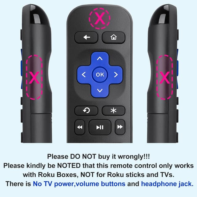 Thumbnail 5 de Universal Replacement Remote for Roku Express and Premiere