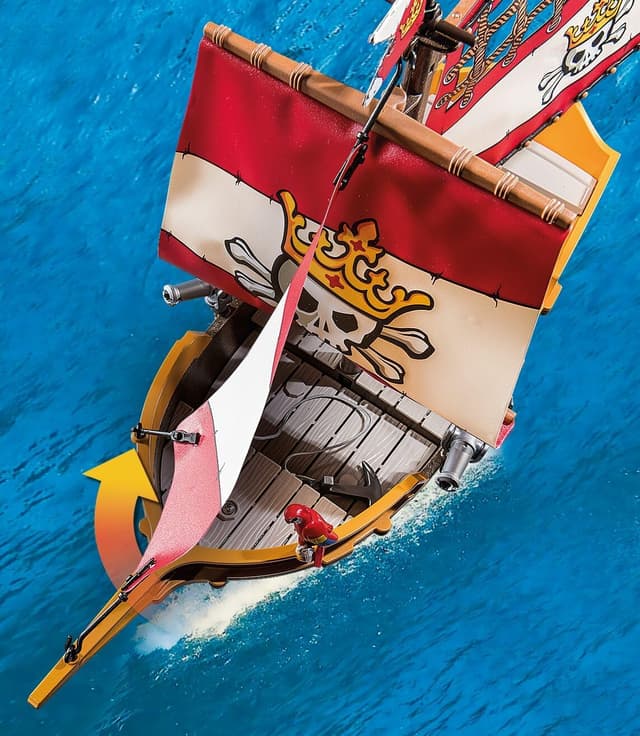 Detalle 2 de PLAYMOBIL Pirate Ship 101-piece set