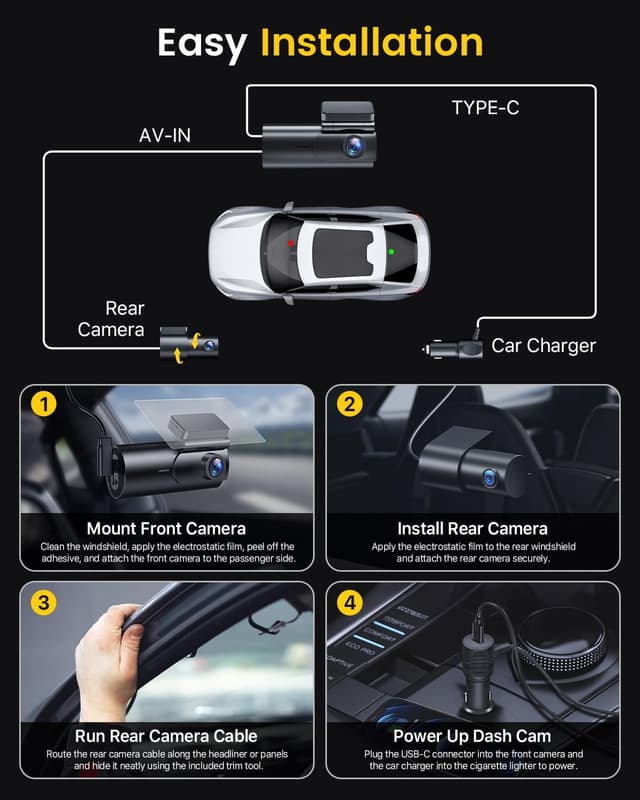 Thumbnail 6 de GKU D600 4K Dashcam 256GB