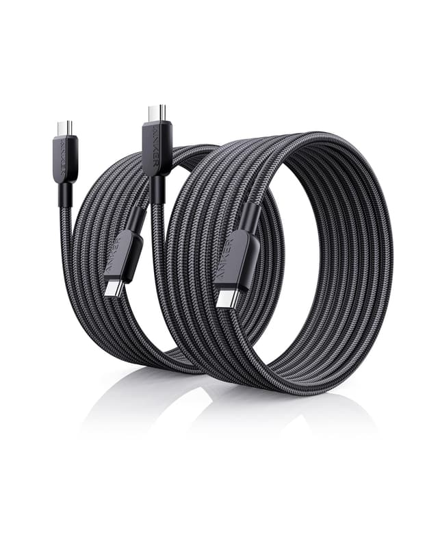 Detalle de Anker 240W USB-C to USB-C Cable (2-Pack)