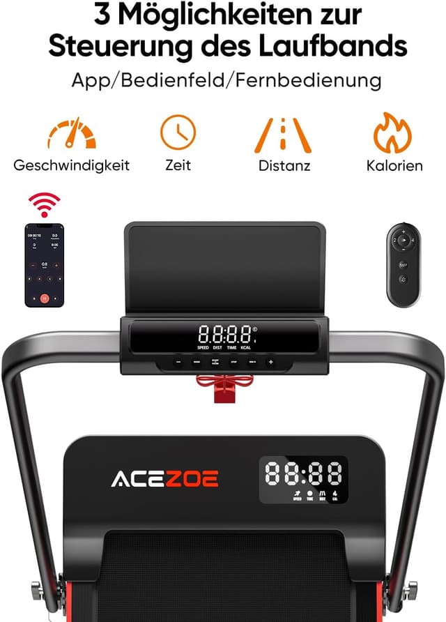 Thumbnail 3 de 6‑in‑1 Laufband klappbar 10% Steigung