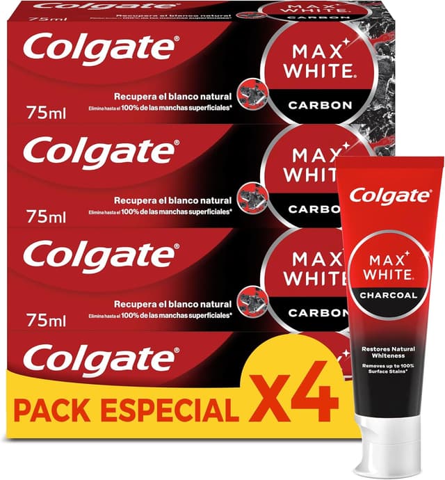 Imagen de Colgate Max White Charcoal, pasta dental 75 ml en OfertitasTOP