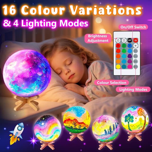 Detalle de Toyzey Moon Lamp Craft Set 12 Years