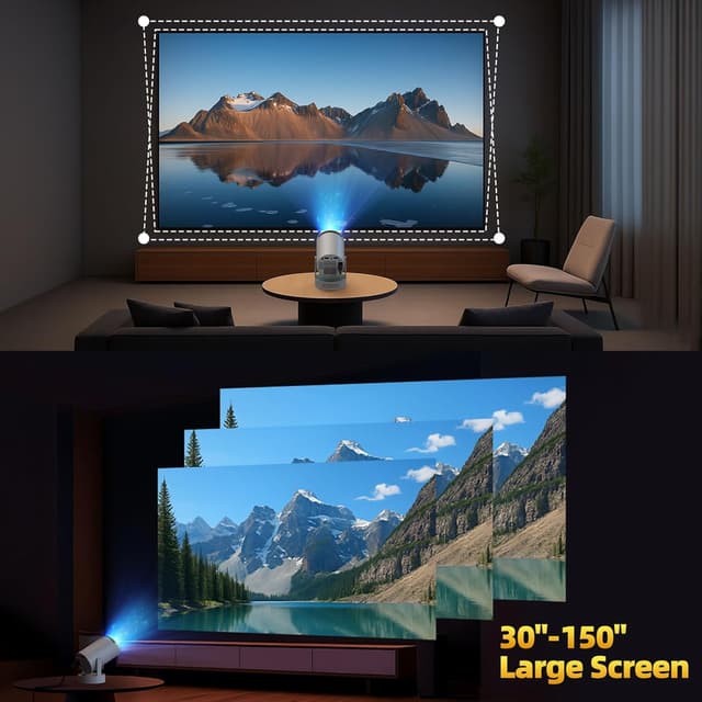 Thumbnail 6 de HOTPEAK PR08 Mini Projector 12000 Lumen 📽